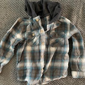 Art Class Flannel Hoodie